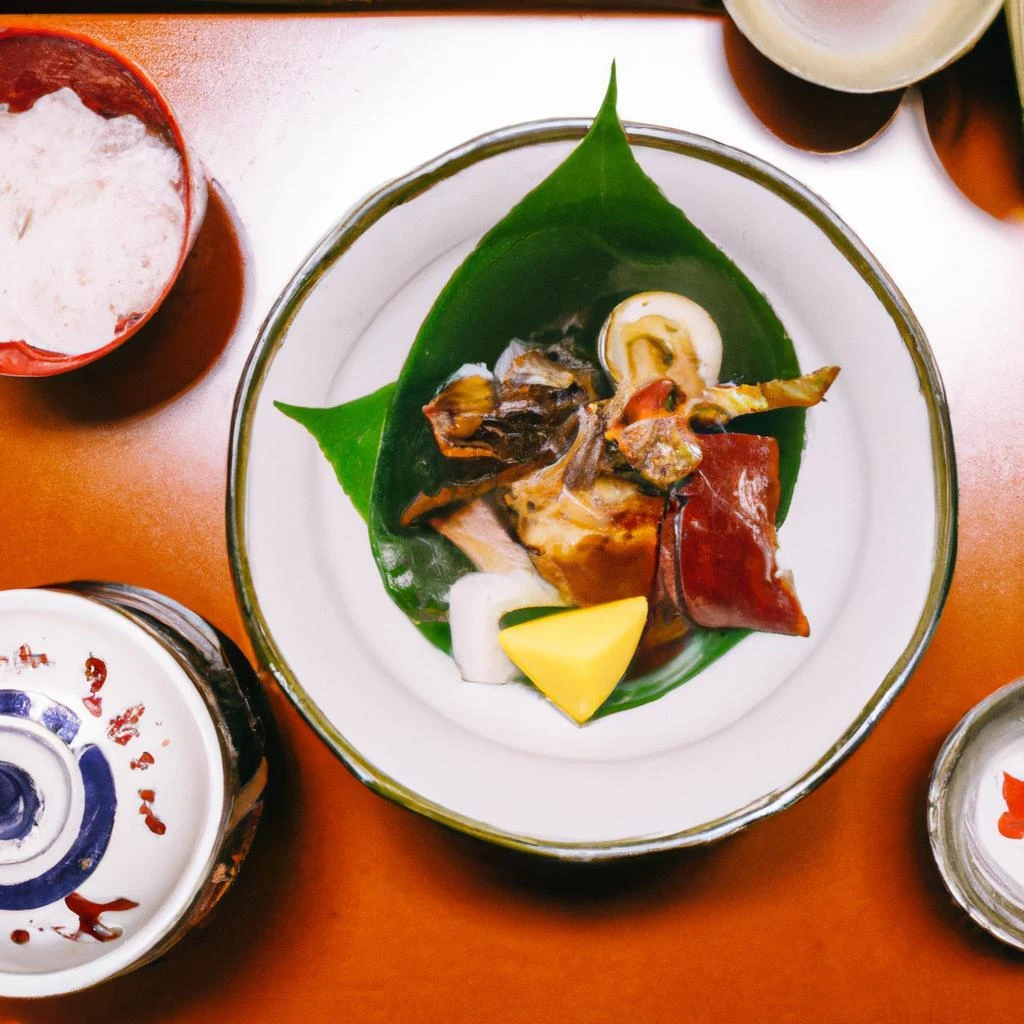 旬の食材を使った和食のコース