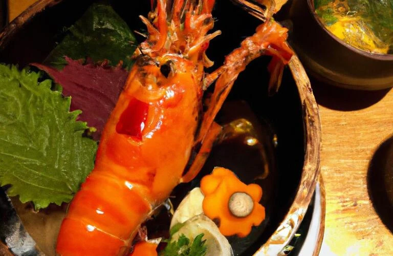 大坂の隠れ家で贅沢な海鮮料理を味わう。