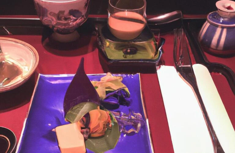 おしゃれで高級感漂う北新地の和食レストランで味わう贅沢な夜