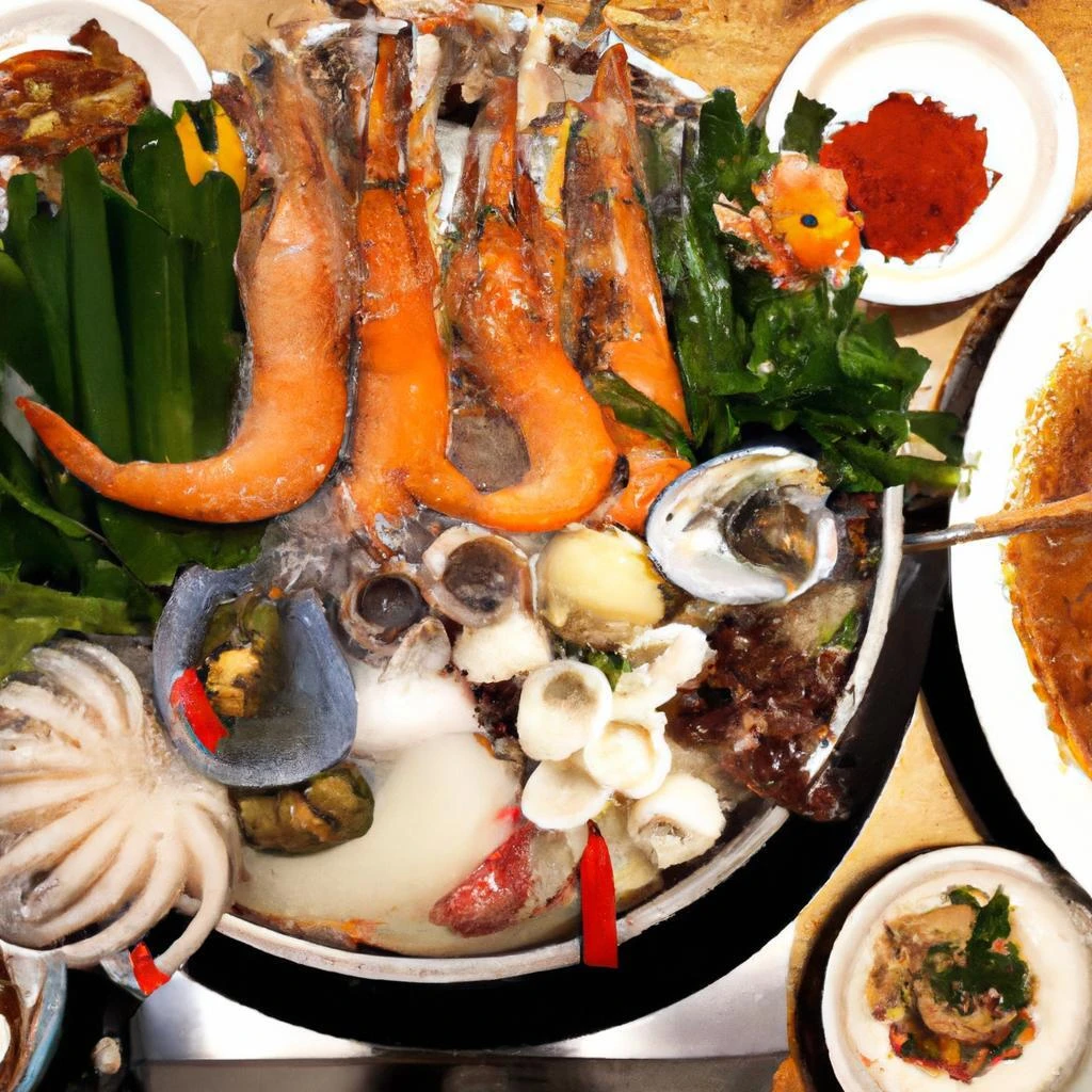 旬の海鮮を使った鍋料理