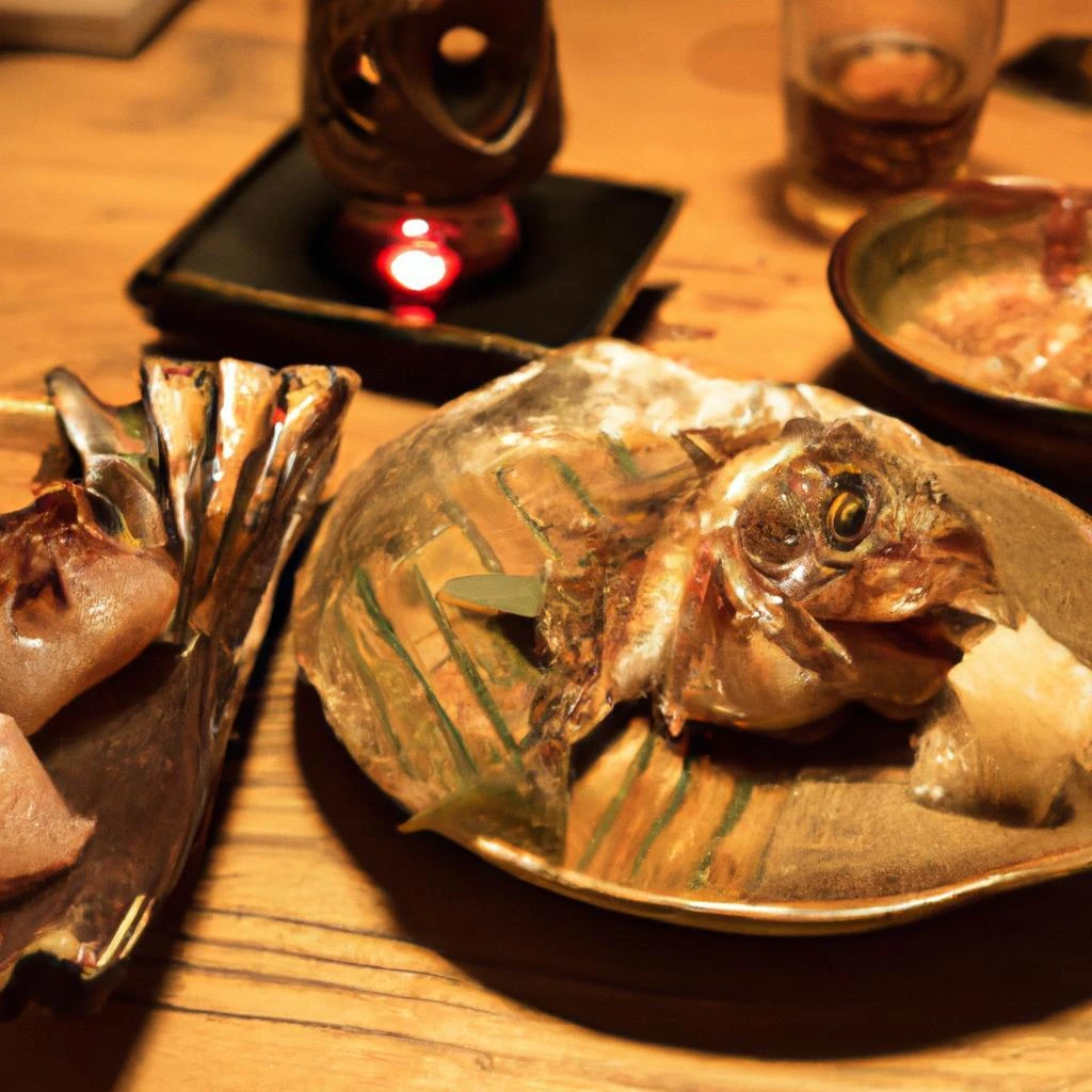 北新地の隠れ家で楽しむ、贅沢なふぐと日本酒の饗宴