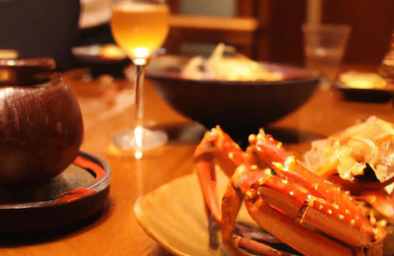 特別なひとときを、北新地で極上蟹コースと贅沢な日本酒とともに。