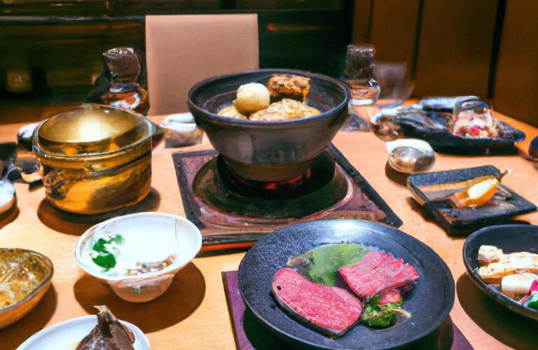 おしゃれな個室で楽しむ、和牛と海の幸の贅沢コース