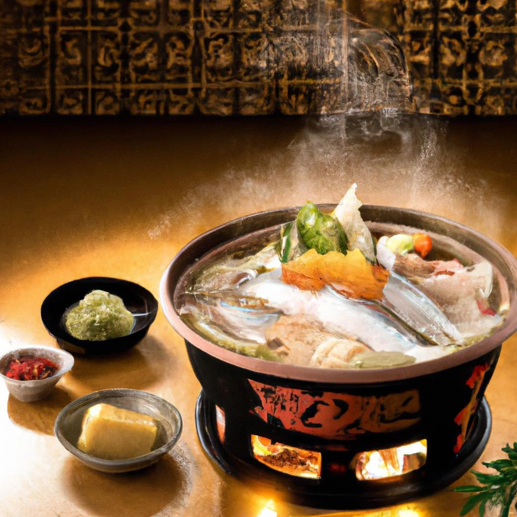季節の食材を使用したくえ鍋