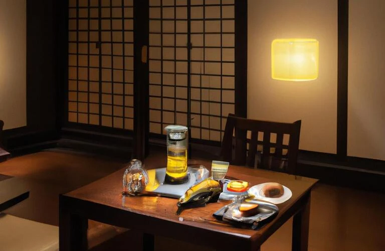 記念日や顔合わせにぴったりな静かな個室で、至福の日本酒とふぐを堪能