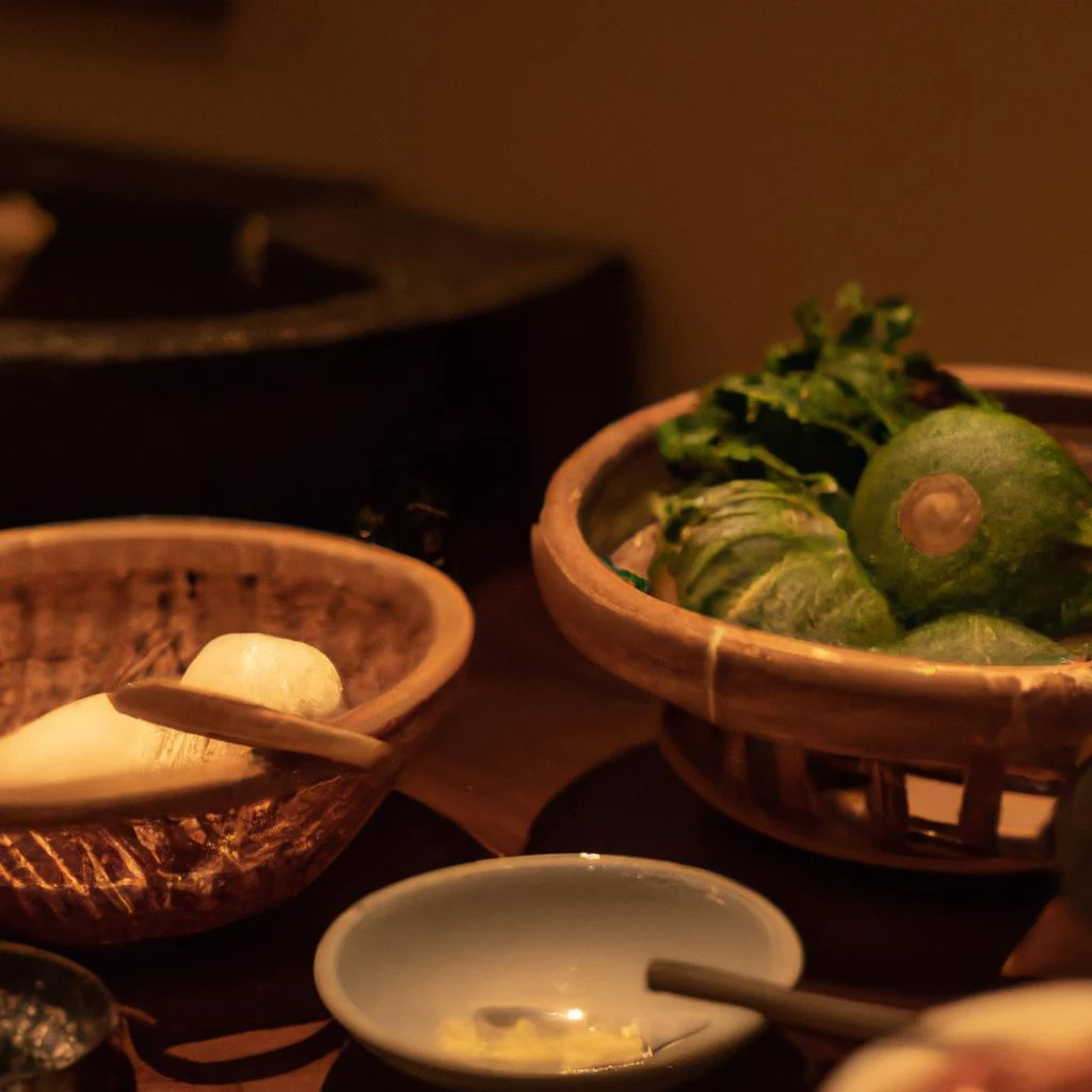 季節感あふれる山菜を味わう、北新地の接待和食店
