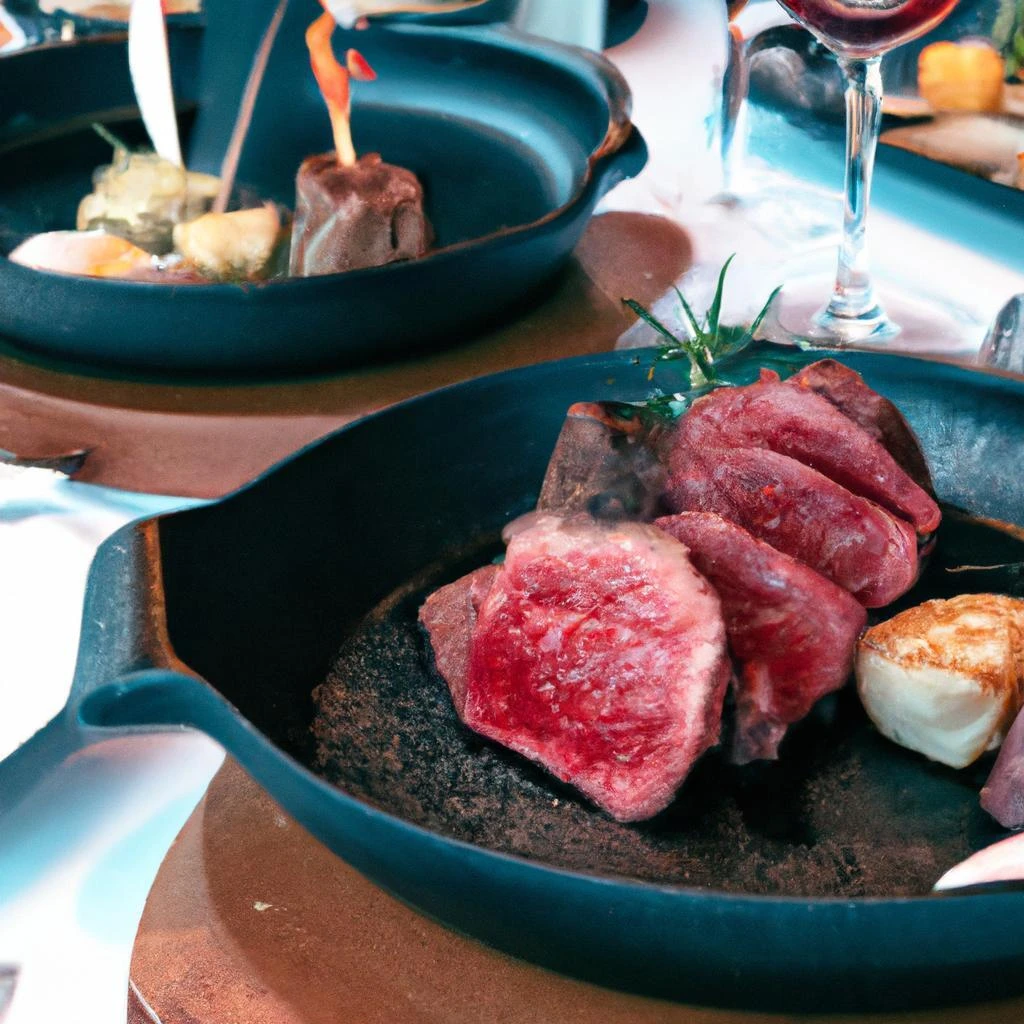 和牛と海鮮を楽しむ、贅沢な接待にぴったりの個室料理