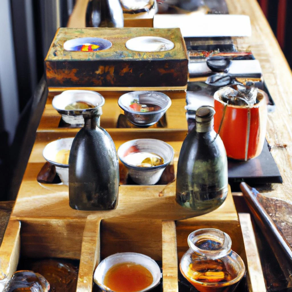 厳選された日本酒と共に