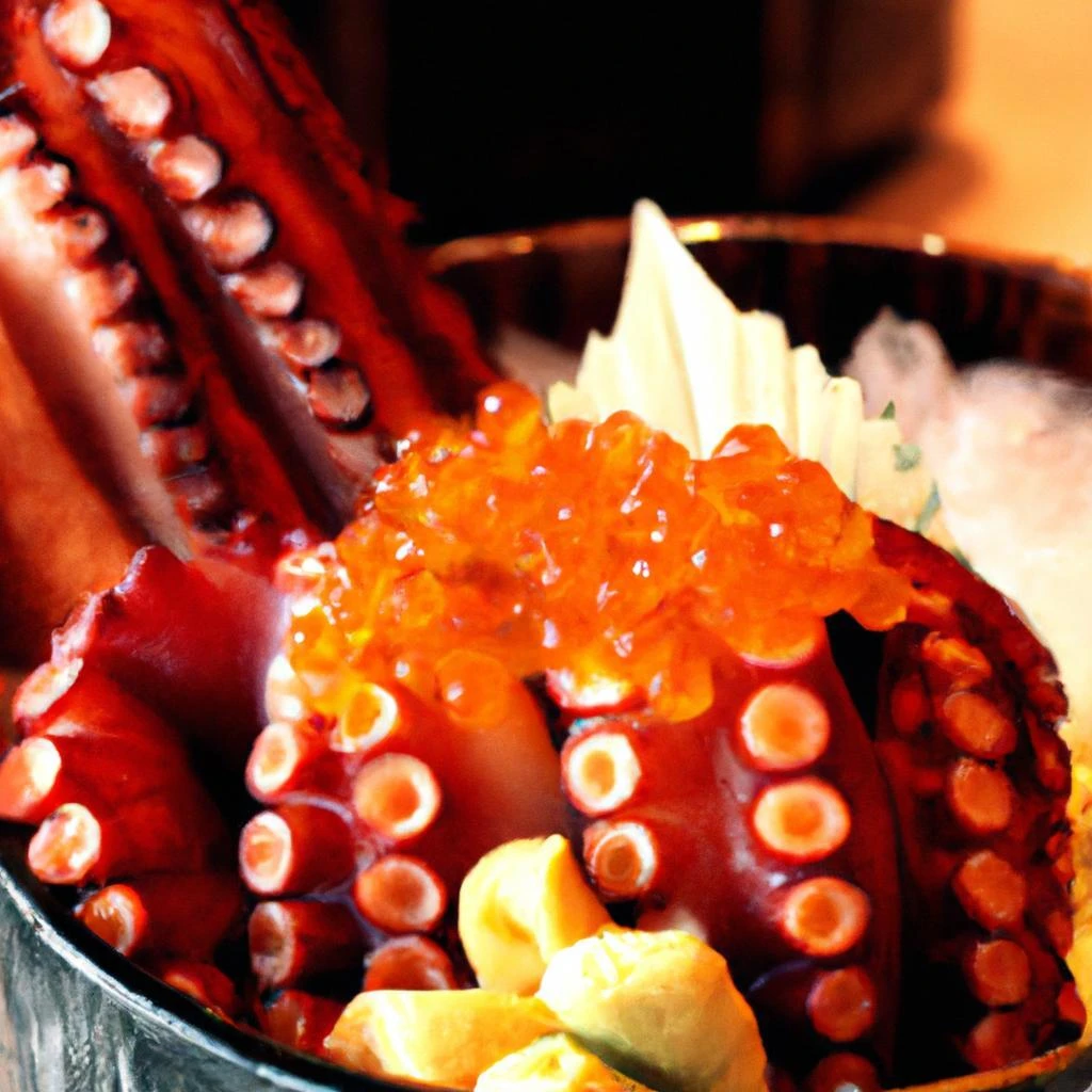 旬の海鮮を使った逸品料理
