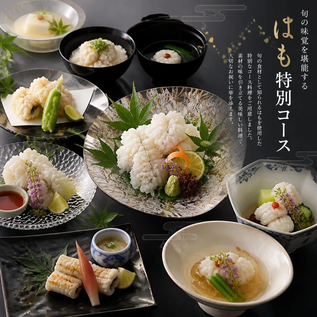絶品はもコースのご紹介