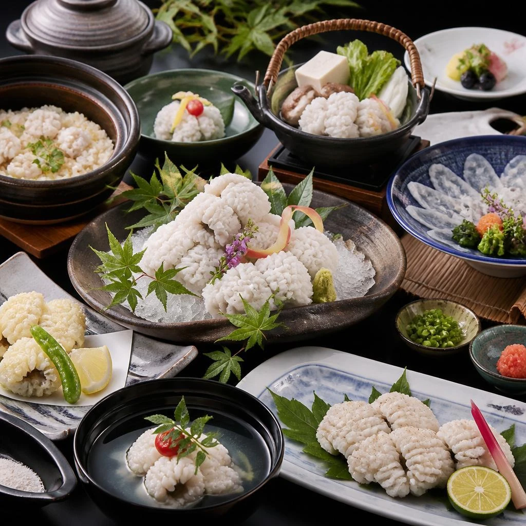 こだわりのはも料理