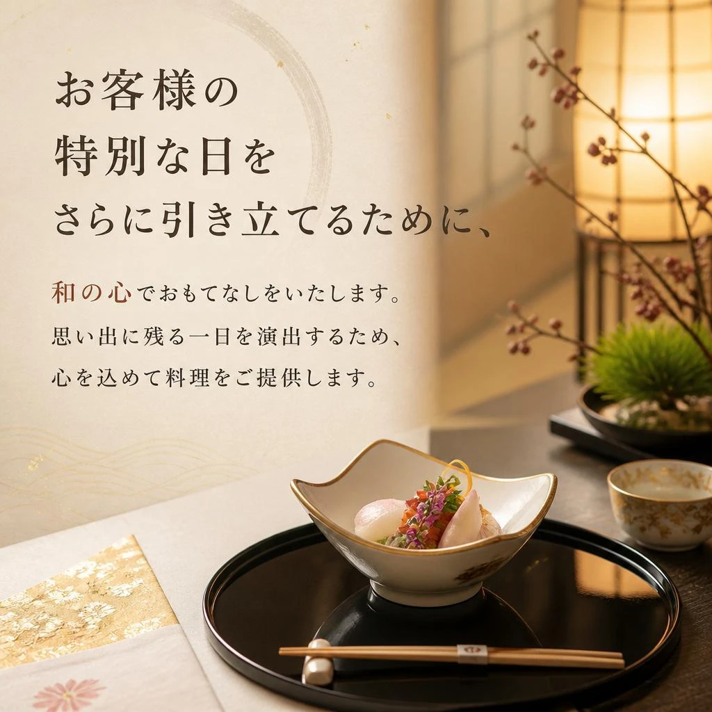 和の心を大切にしたおもてなし