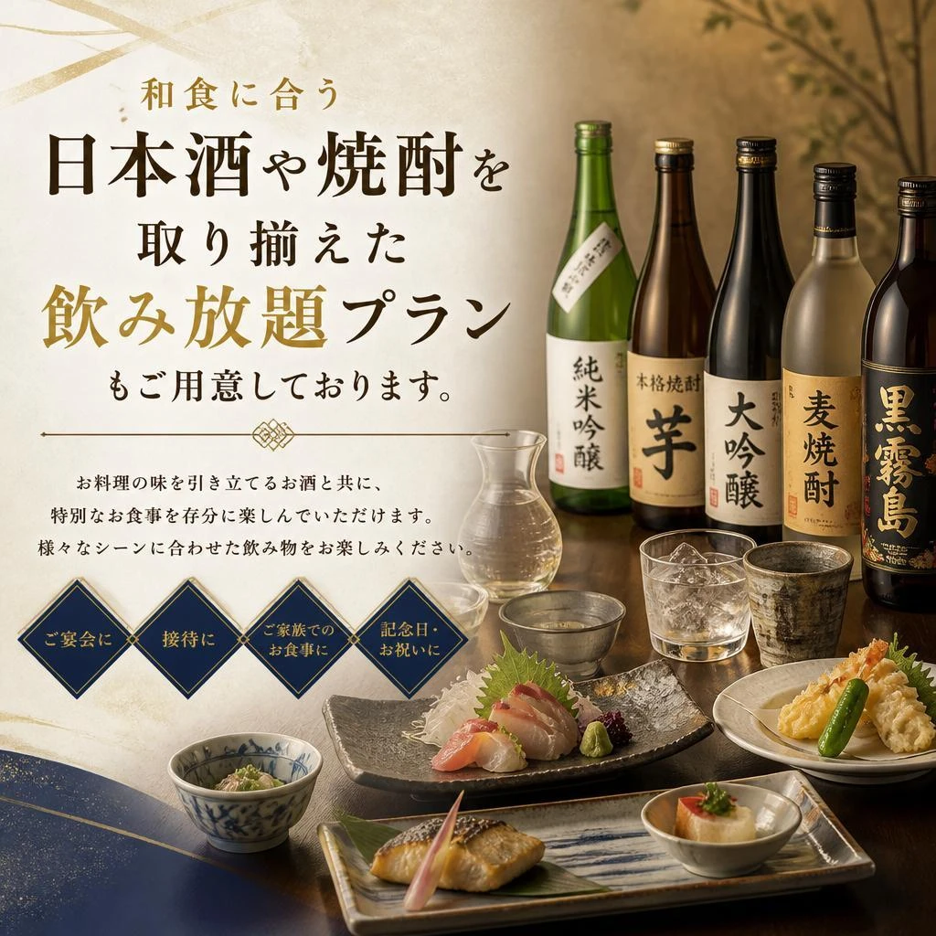 飲み放題で楽しむ贅沢