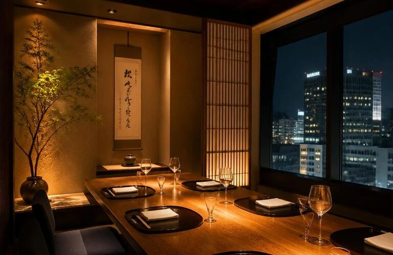 北新地で特別な接待を演出する和食個室ディナー