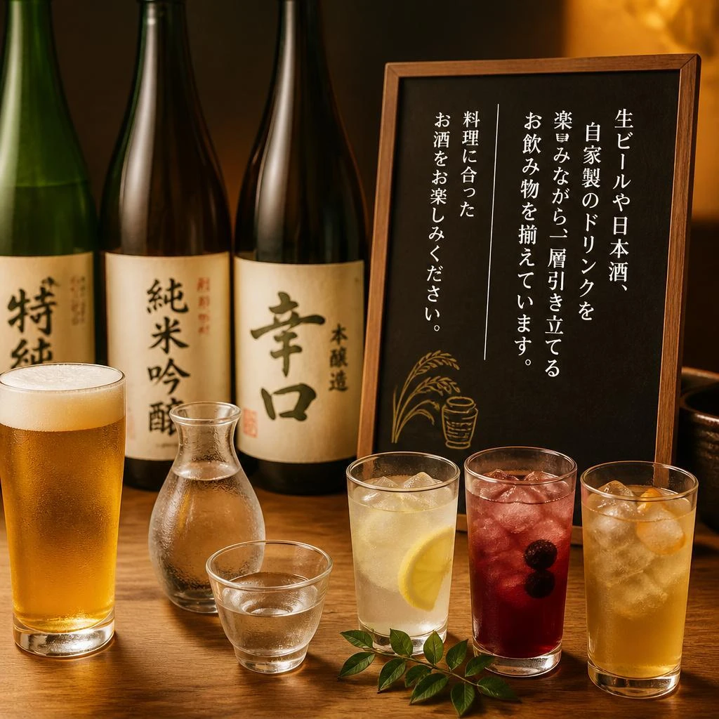 ゆったり楽しむ飲み放題プラン