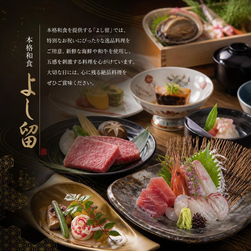 お祝いにぴったりな逸品料理