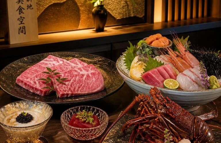 和牛と海鮮で贅を極める北新地の美食空間