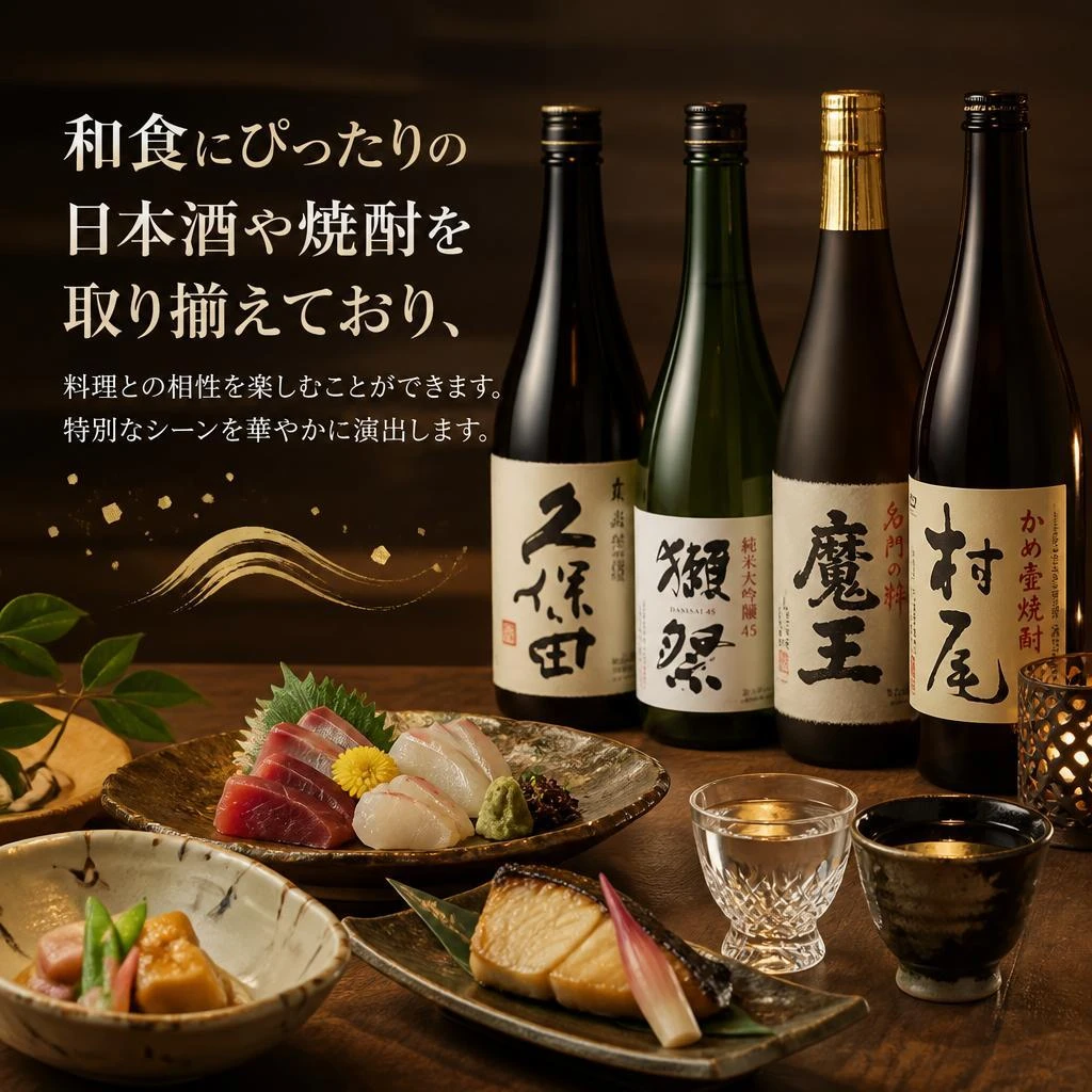 日本酒と共に愉しむ