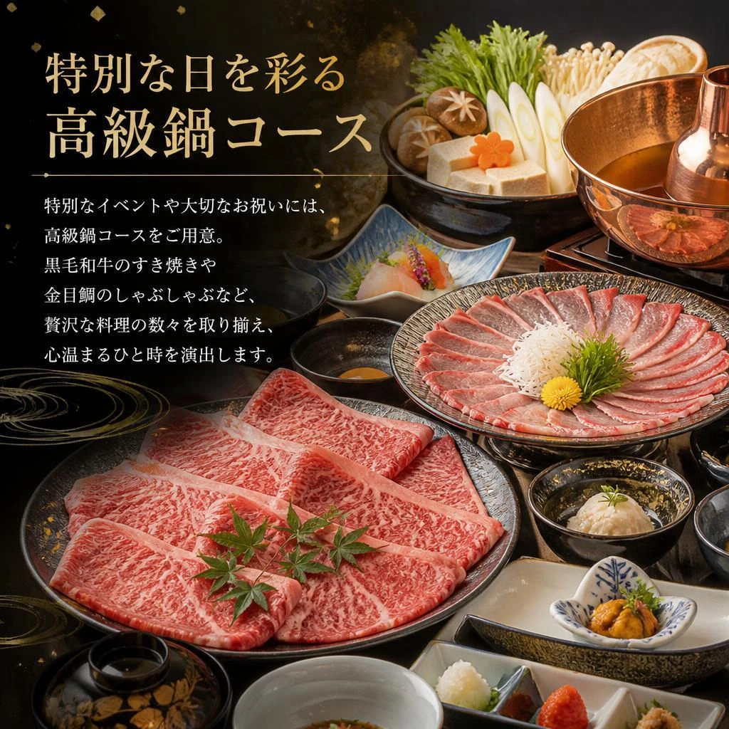 特別なコース料理