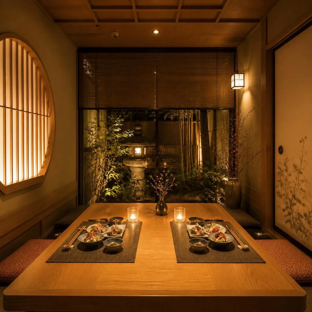 心温まる和食デートを特別な個室で！
