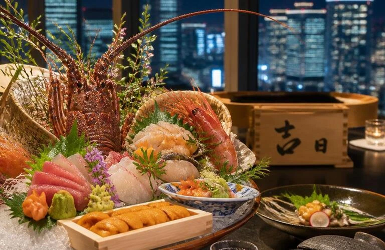 梅田での特別な瞬間を彩る高級海鮮料理