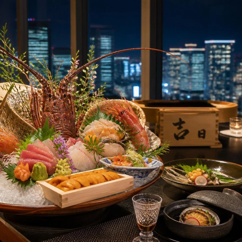梅田での特別な瞬間を彩る高級海鮮料理
