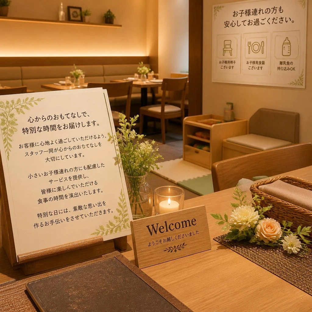 心温まるおもてなし
