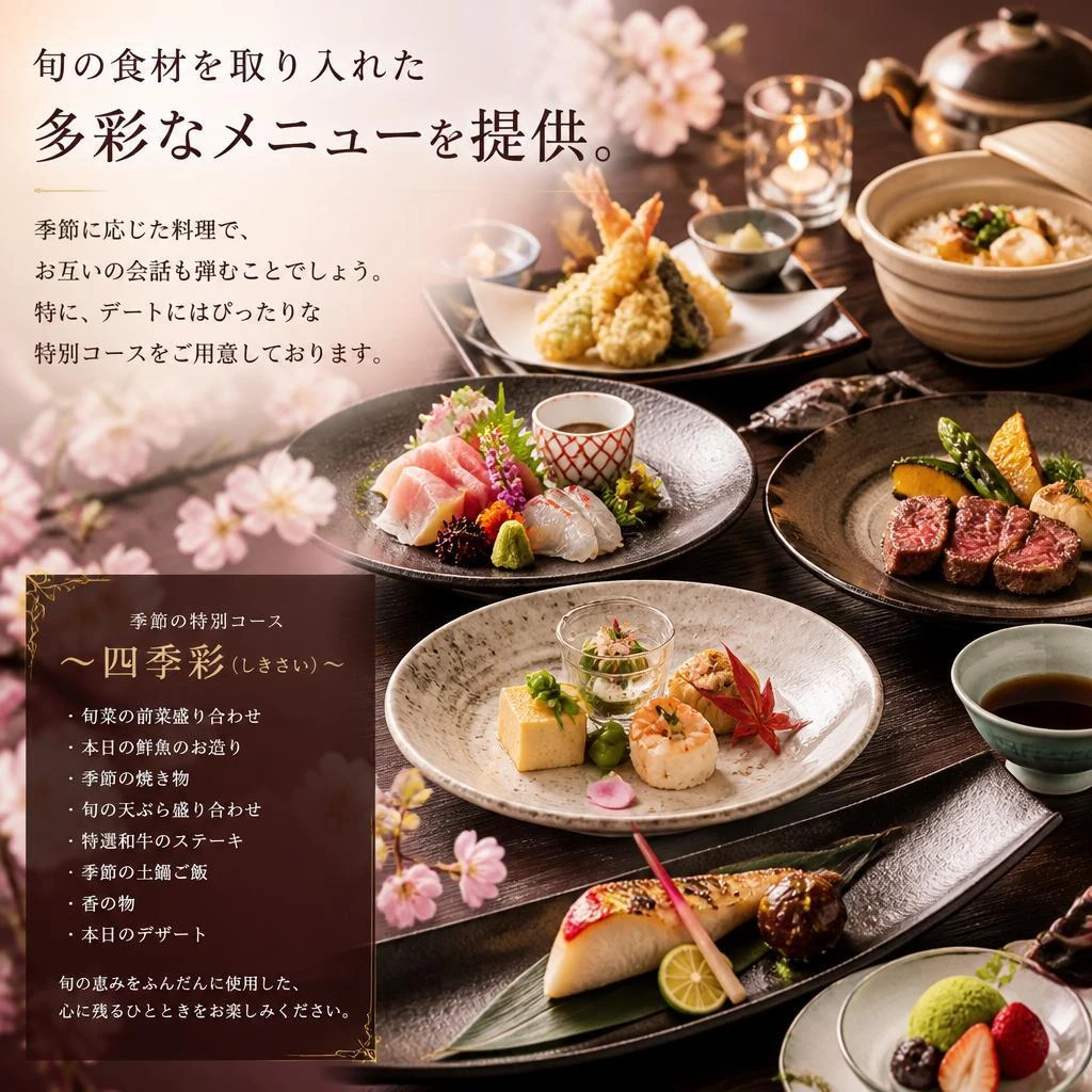 季節を感じる和食の饗宴