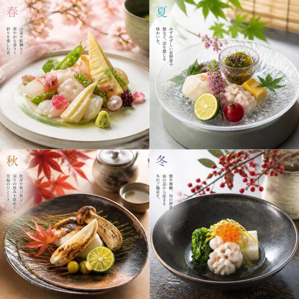 四季折々の旬の食材
