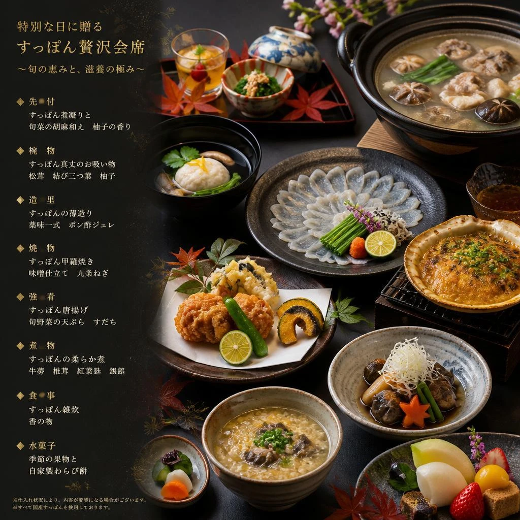お祝いにも最適なコース料理