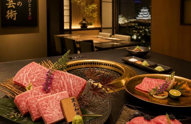 記念日を祝うのに最適な、大阪の接待向け個室で堪能する和牛の芸術。