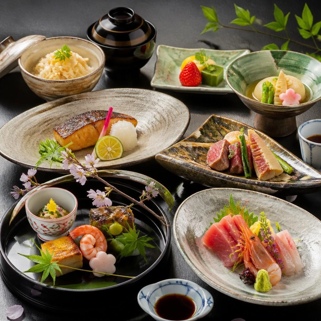 旬の食材を使った逸品料理