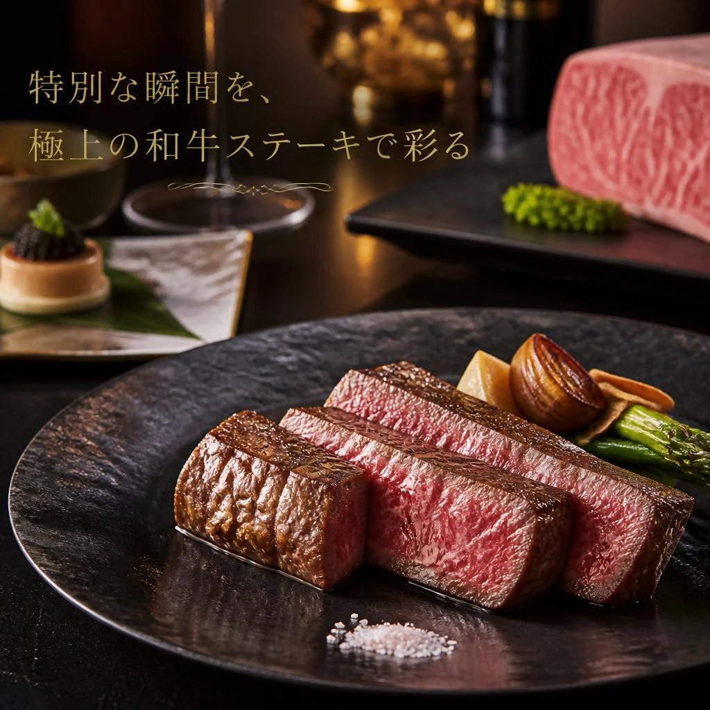 特別な瞬間を、極上の和牛ステーキで彩る