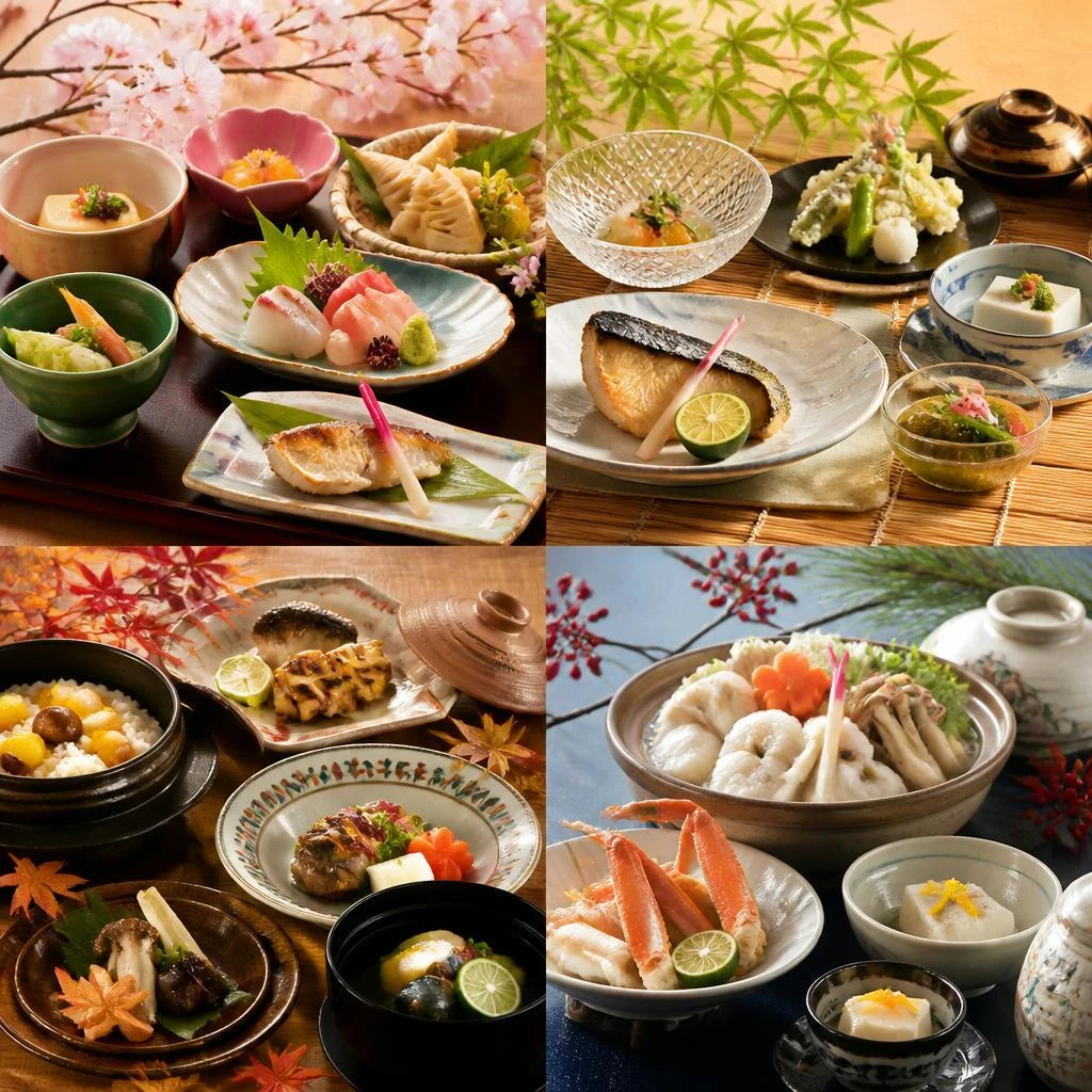 旬の食材を活かした割烹料理