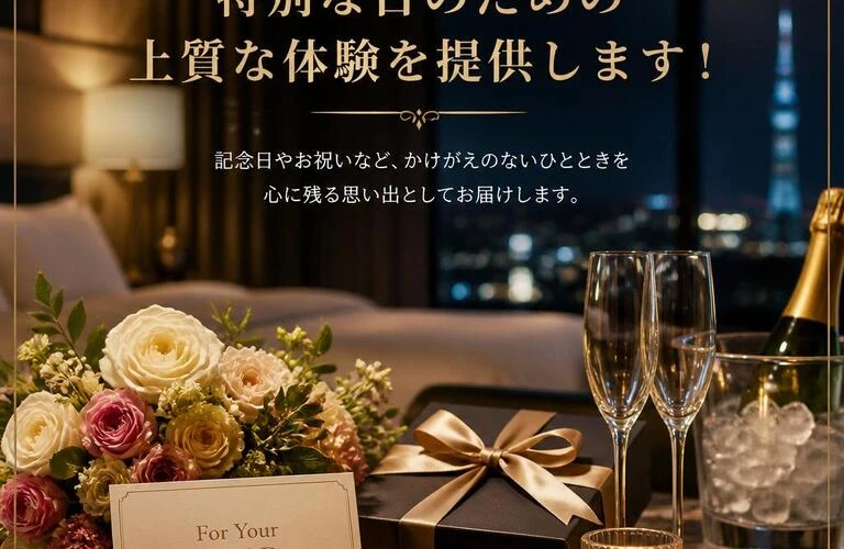 特別な日のための上質な体験を提供します！