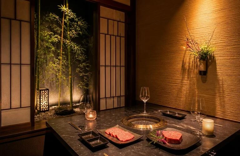 デートや大切な会食にぴったり！おしゃれな個室で贅沢和牛を堪能