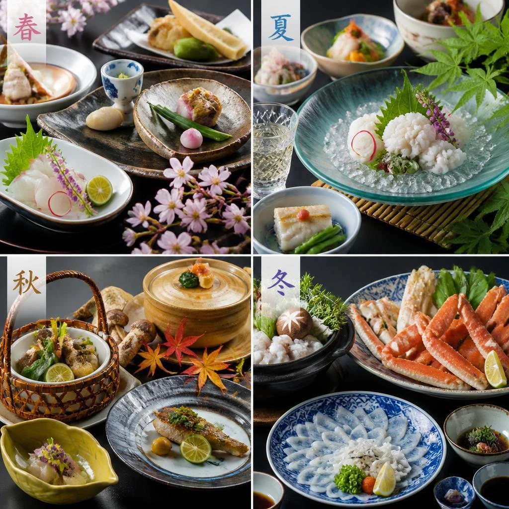季節の食材を取り入れたメニュー