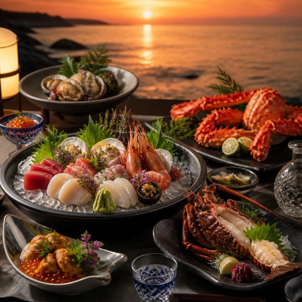特別な時間を、贅沢な海鮮料理で彩る。