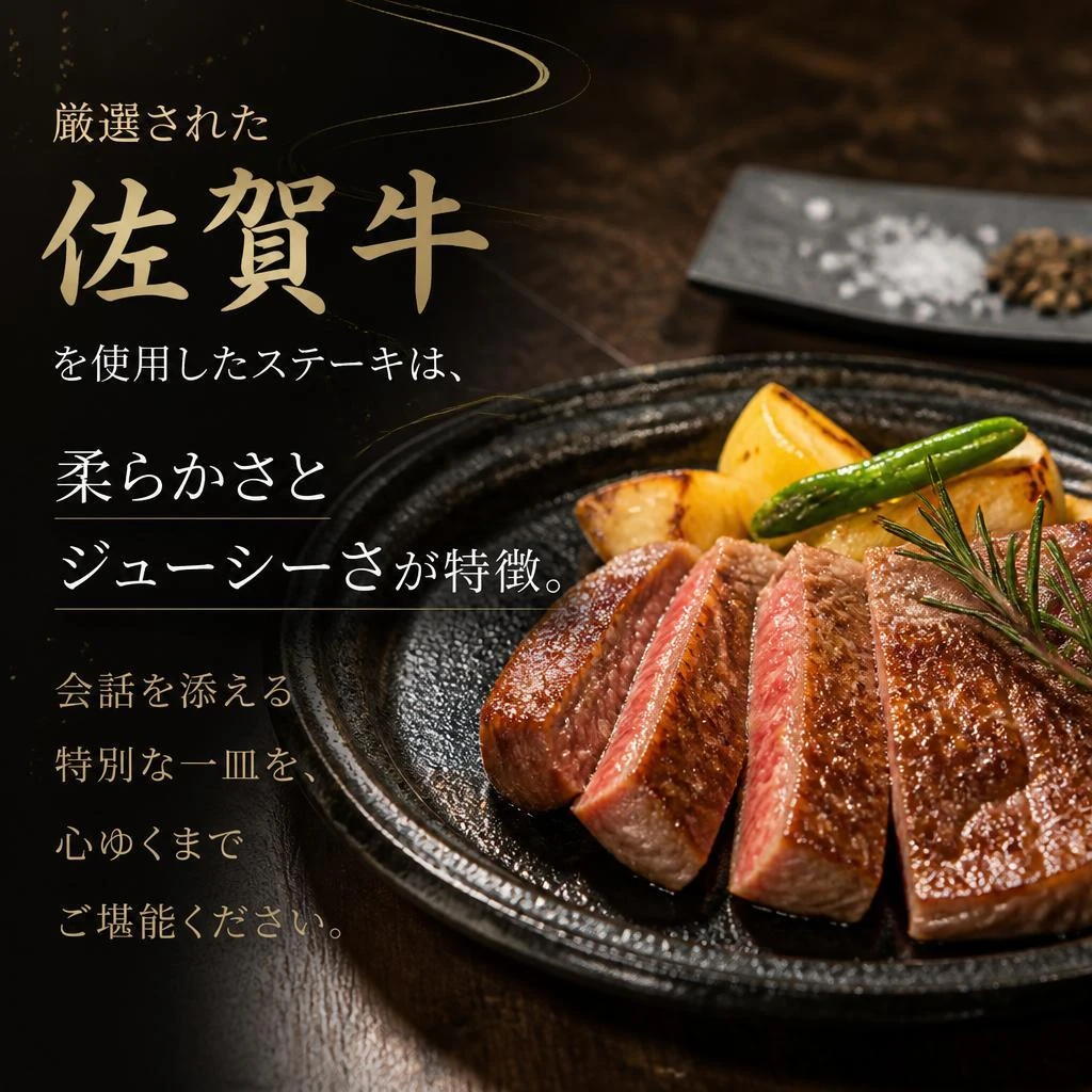 極上の和牛ステーキ