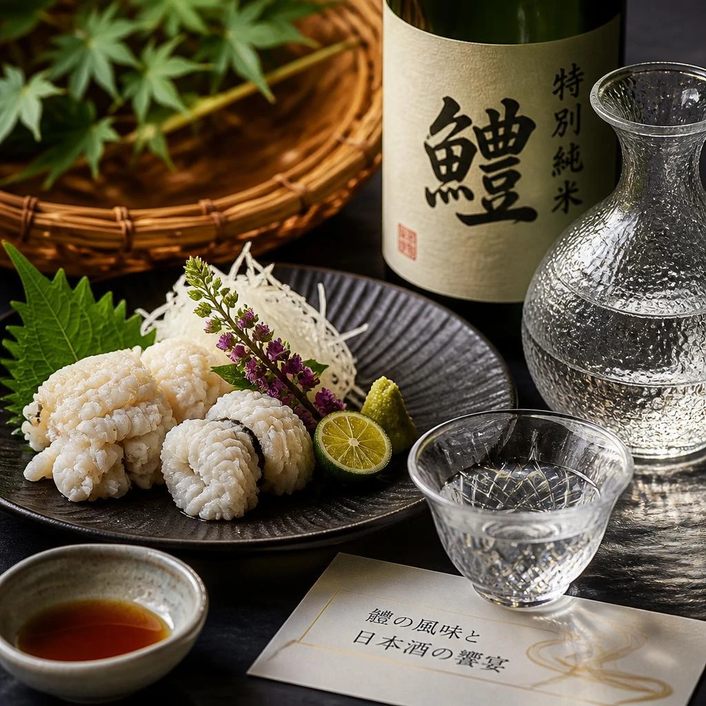 鱧の風味と日本酒の饗宴を楽しむ贅沢なひととき