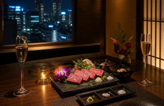 特別な日には、大阪の隠れ個室で楽しむ贅沢デートと和牛ディナー