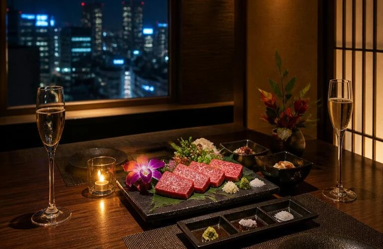 特別な日には、大阪の隠れ個室で楽しむ贅沢デートと和牛ディナー