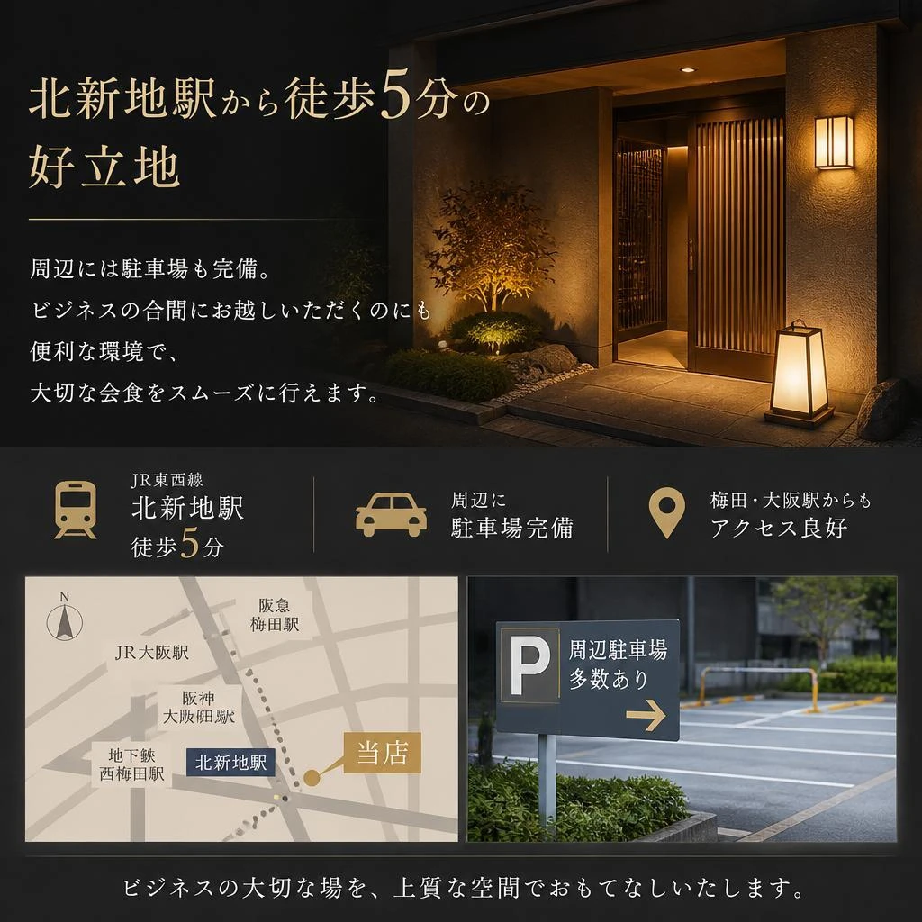 便利なアクセスと駐車場完備