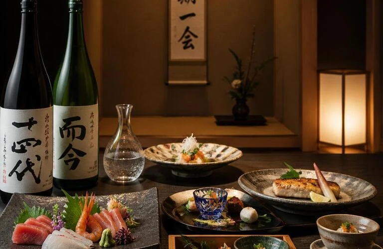 日本酒と極上の和食で、特別な接待を演出します。