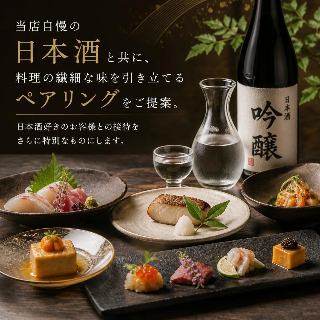 日本酒とのペアリング
