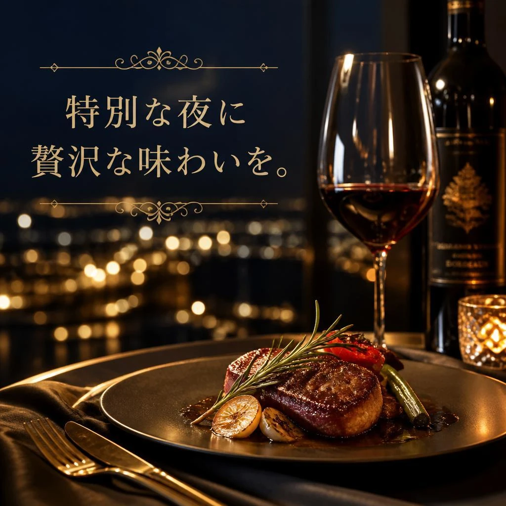 特別な夜に贅沢な味わいを。