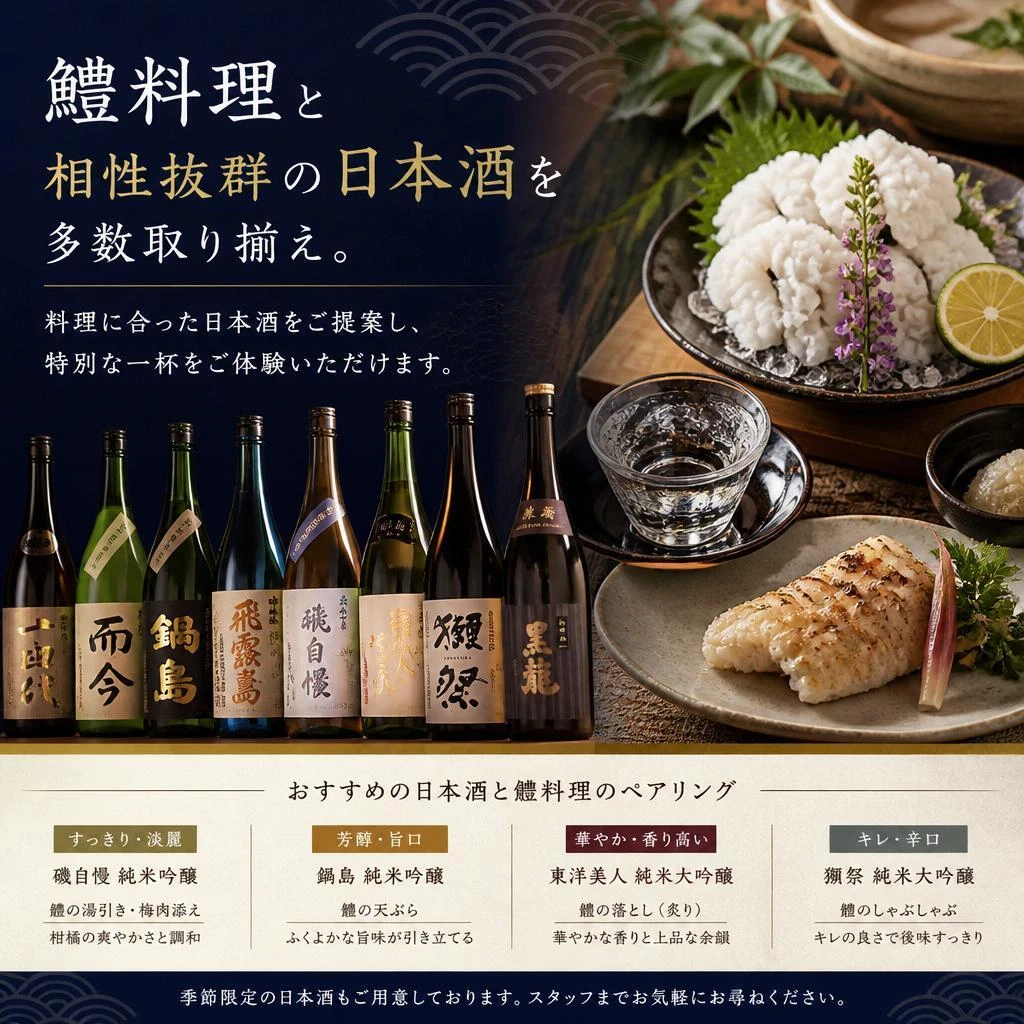日本酒との相性