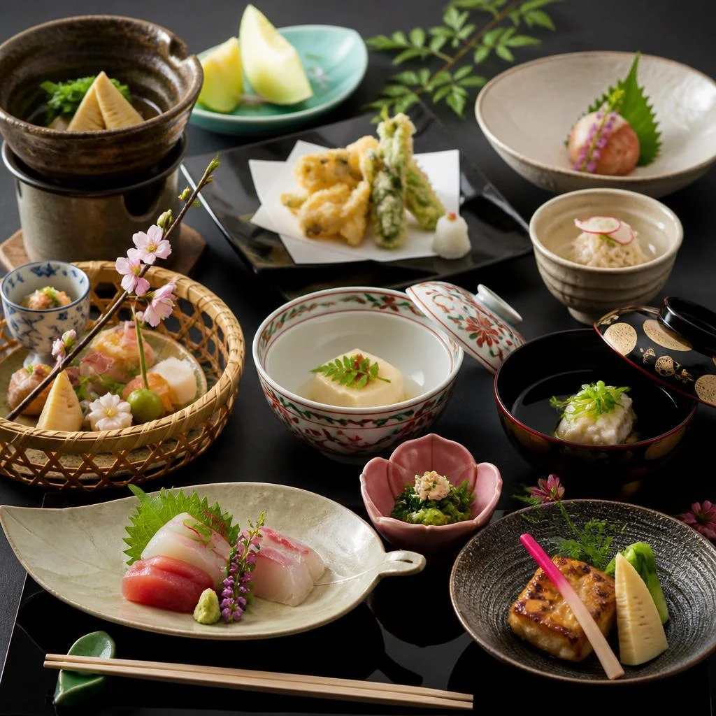 旬の食材を活かした和食の数々