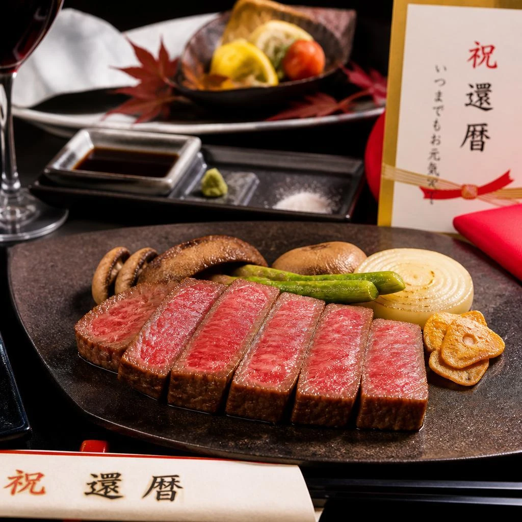 還暦祝いには特別な料理を。大阪で味わう絶品和牛ステーキ