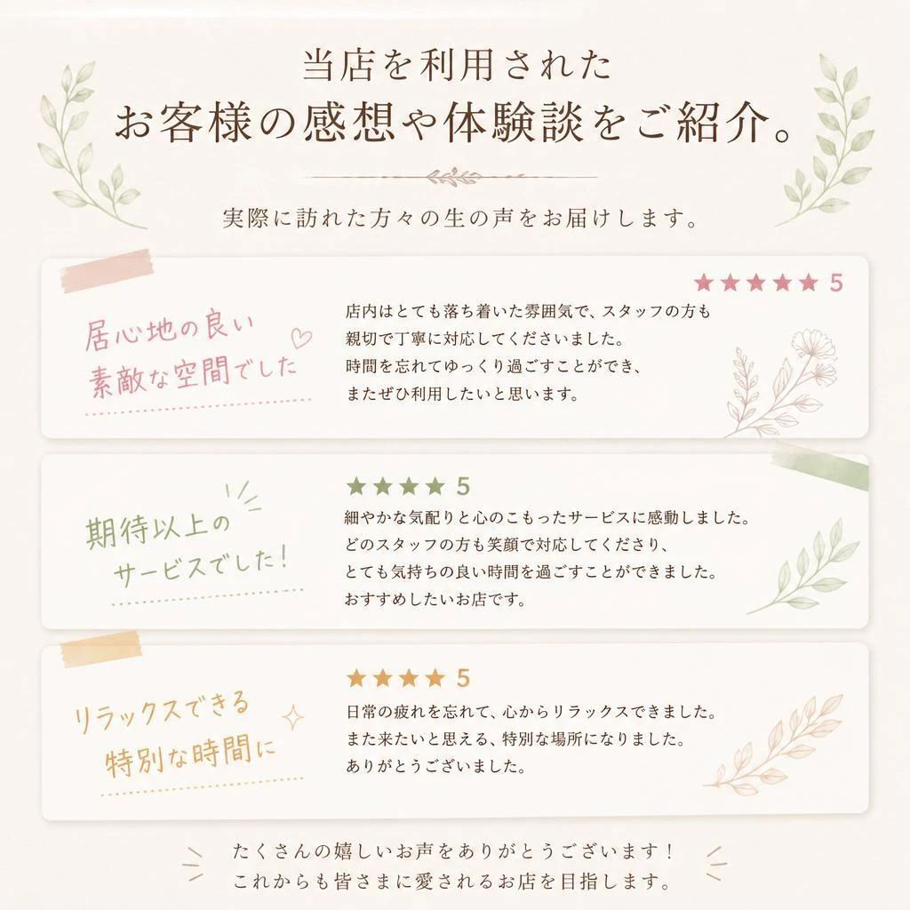 お客様の声